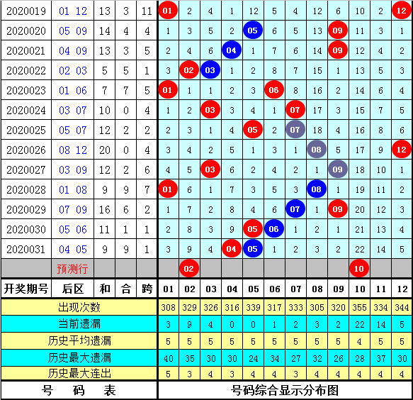 大乐透大星综合走势图表，探索与解析