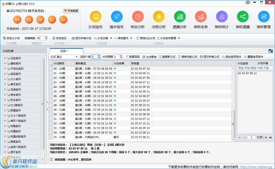 上海体彩11选5走势图表深度解析